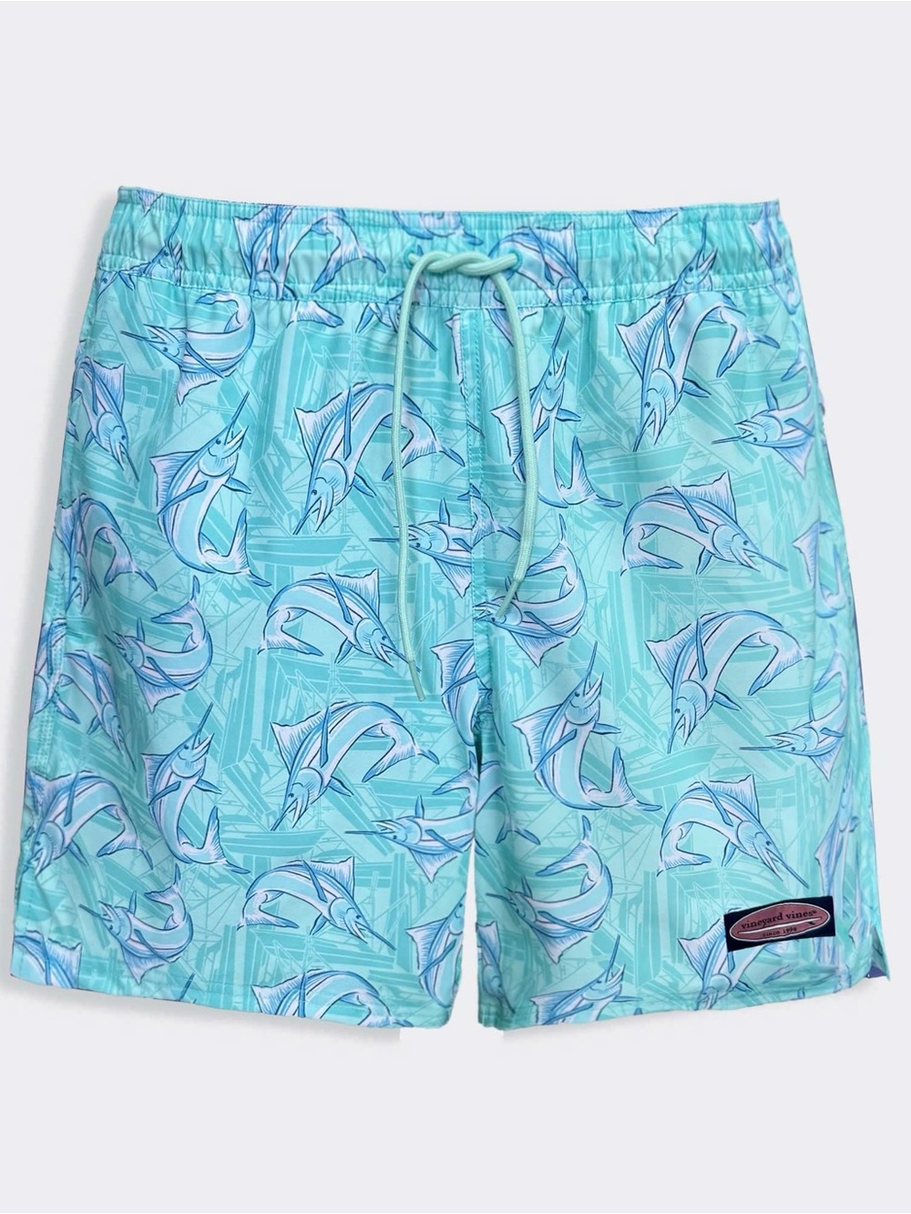 Boys Vineyard Vines Print Swim Trunks